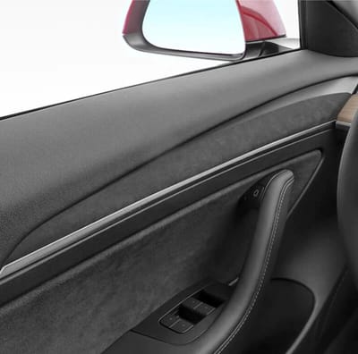 Tesla Model Y Alcantara Interieur Deurpanelen - Exclusieve Accessoires Nederland België