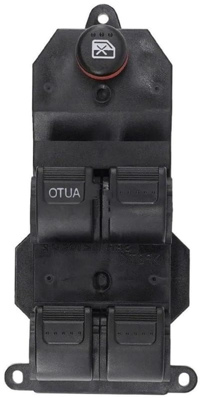 Raamschakelaar Auto - Stroomschakelaar - Autoramen Bediening - Directe Vervanging - 1x1x1 cm - Zwart