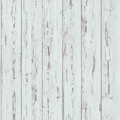 Homestyle - Behangpapier - Planken - Behang - Lichtblauw - 0,53 x 10 M.