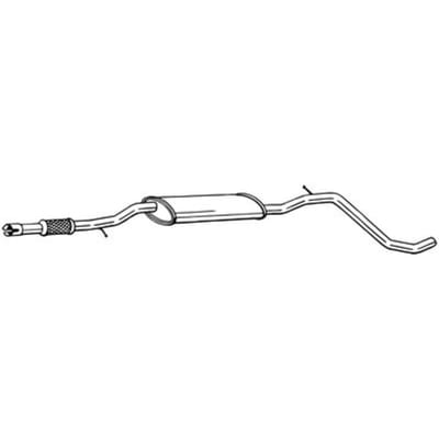 Geluiddemper achter BOSAL 288-251