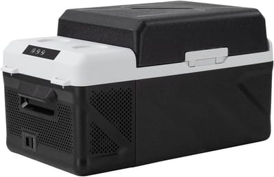 Koelbox - Mini-koelkast Vriesbox - Kamperen en reizen - Krachtige compressor technologie - 20 Liter - Zwart