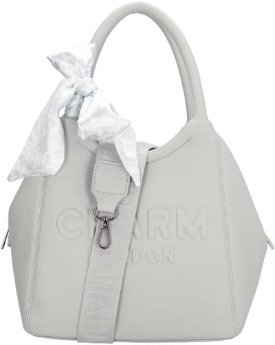 Charm London Bond street Handtas - Schoudertas - Crossbody - Dames - Sjaaltje - Lichtblauw