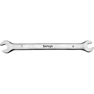 Sencys Steeksleutel Chroom 6x7mm