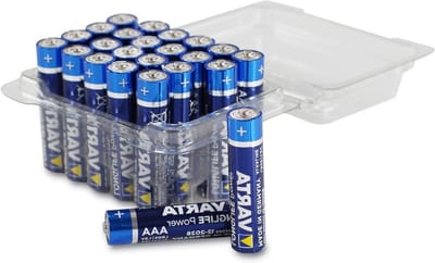 AAA Batterijen - Kleine Stroombron - Apparaten Voeden - Lange Levensduur - 24 Stuks - Zilver