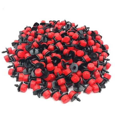 Dailygoods- Irrigatie Druppelaars 100 Stuks - Verstelbare Druppelaars - Micro Druppelaar - Plastic Druppelsysteem - Irrigatiesysteem - Hoogwaardig Materiaal