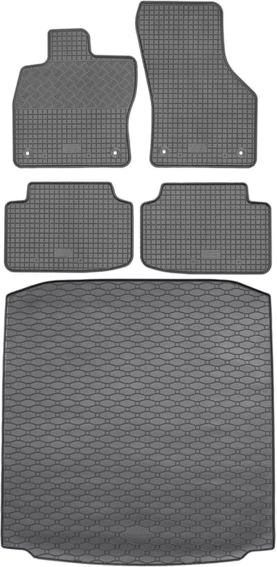 Max-Dywanik Rigum Serie - Bagageruimtemat en Automattenset - Skoda Octavia III Sedan - 2013-2020