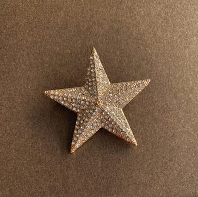 Klassiek Middenontwerp Kristallen Dopjes Lint Strik Broche Speld Voor Vrouwen Mannen Barokke Stijl Gouden Kleur Insignes Corsages Gespen brown