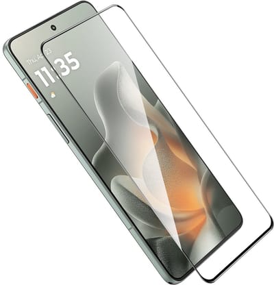 Coverup Screen Protector - Geschikt voor Motorola Moto G17 / G17 Power Screen Protector - Coverup Full-Cover 9H Tempered Glass - Zwart