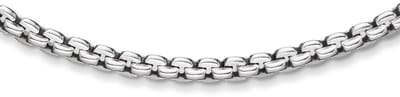 Glow 102.1452.45 Dames Ketting - Collier - Sieraad - Schakelketting - Zilver - 925 Zilver - 45 cm lang