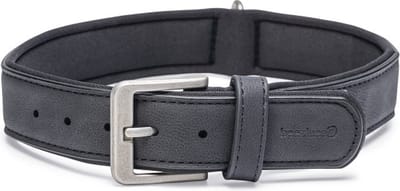 Beeztees Balacron Ax Halsband Hond - Kunstleer - Zwart - 47-57 cm x 30 mm