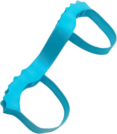 Verstelbare Siliconen Weerstandsbanden – Fitness Weerstandsband voor Benen, Been Shaper, Teen Corrector & Voetboog Trainer – Hip Circle Workout en Spiertraining - Blauw
