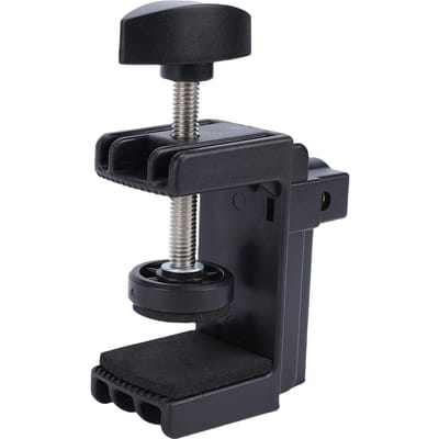 Bureauklem 4cm Klembereik 1,2cm en 1Celsius4in Gat ABS Aluminiumlegering Cantilever Beugel Tafelmontage Klem voor Video Kijken Live Streaming black