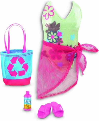 Poppen Strandmode - Accessoires Pakket - Spelen en Ontdekken - Veranderbaar - 38 x 330 x 178 mm - Multicolor