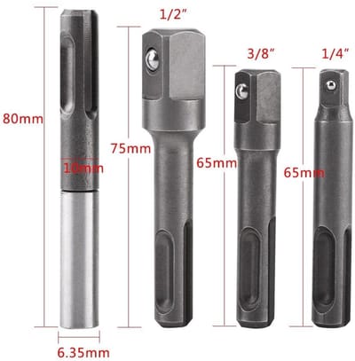 Dailygoods - Extension Rod - Duurzaam - 1/4 Inch - Multifunctioneel - Geschikt voor Elektrisch Gereedschap - Staal