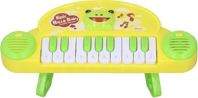Babypiano Speelgoed - Mini Toetsenbord - Muziekonderwijs Peuters - Veilig ABS Materiaal - 24x11x9 cm - Groente