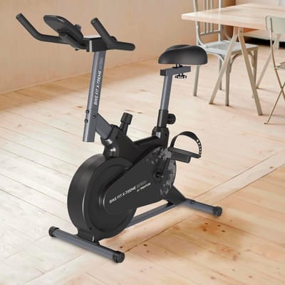 Hometrainer - Spinningfiets Cardioapparaat - Thuis Fitness - Magnetische Weerstand - 96 x 48 x 104 cm - Zwart