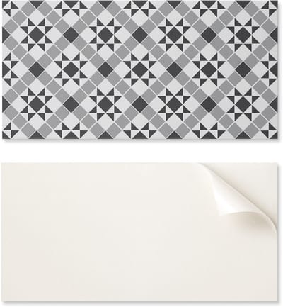 Zelfklevend vinylpaneel - Decoratie met print 100x50 cm Geometrisch patroon met sterren