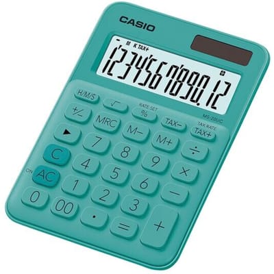 Taschenrechner Casio MS-20UC grün