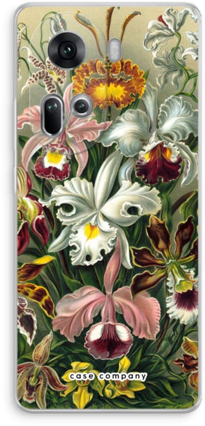 Case Company® - Hoesje geschikt voor Oppo Reno 11 hoesje - Haeckel Orchidae - Soft Cover Telefoonhoesje - Bescherming aan alle Kanten en Schermrand