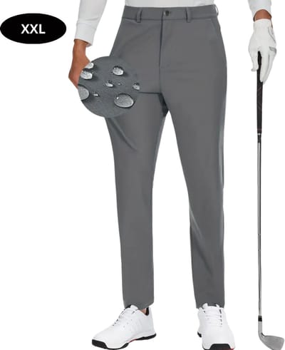 Bovista Golfbroek Heren - Golfkleding - Golfen - Golf Accessoires - Nette Pantalon - Donkergrijs XXL - Maat 54