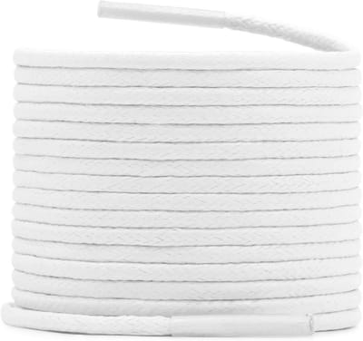 Round thin waxed laces: 2mm business cotton shoelaces for men women leather shoes 2 pairs