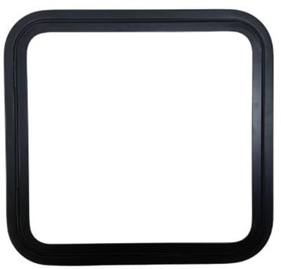 Serviceluik Zwart 600x570mm - met paneel pp