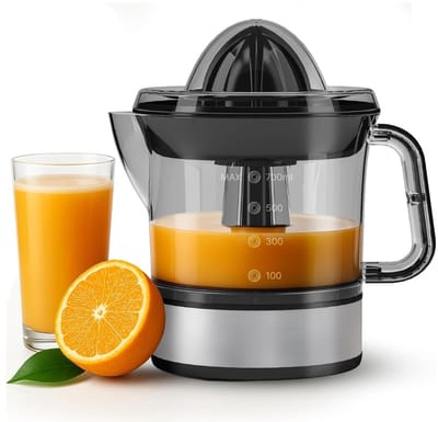 SNJY® Sinaasappelpers - Citruspers - Fruitpers - 40W - 700ML - Zilver