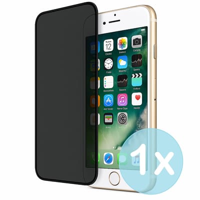 Privacy Screenprotector Geschikt voor iPhone 6s – Anti-Gluren – Krasbestendig Gehard Glas 9H – Volledige Dekking – FuturiQ