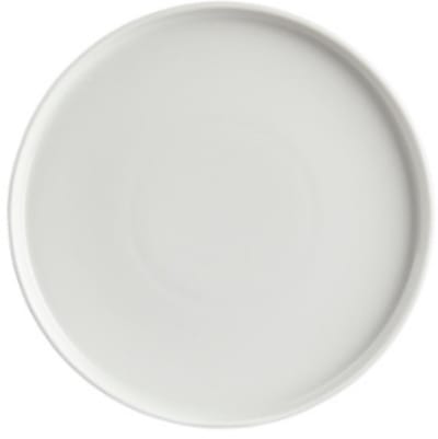 By Bone - Helix White - Bord - 1 stuk - ø 27 cm - Wit - Porselein - Dinerbord