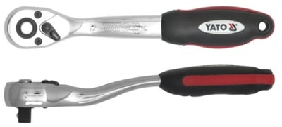 2x Yato 3/8" Gebogen Ratel - 72 Tanden, 200mm