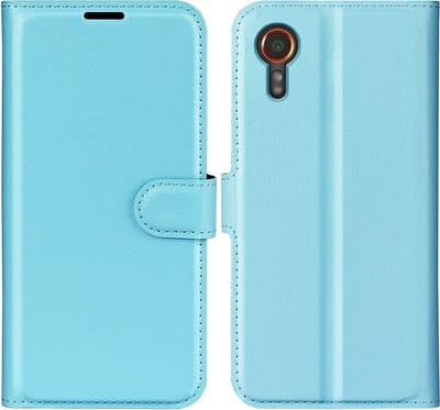 Coverup Hoesje - Geschikt voor Samsung Galaxy Xcover 7 Hoesje - Coverup Book Case - Lichtblauw