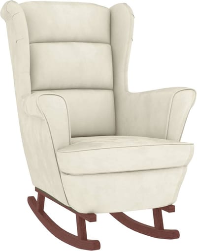 Fauteuil - Relaxzetel - Relaxstoel - Relaxfauteuil - Stoel - Met armleuning - Voor één Persoon - Crème