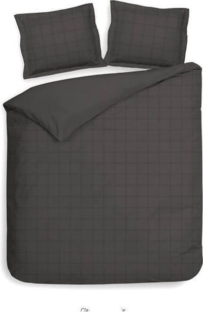 Heckettlane Dekbedovertrek - Lits-jumeaux - 240x200/220 cm - Grijs