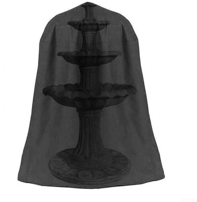 Dailygoods- Fontein Cover Waterdicht - Winter Bescherming - 210D Oxford Doek - Premium Polyester - Tuinfontein Bescherming - Eenvoudig Op te Bergen