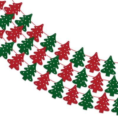 Q2P - Kerstbomen - Slinger - Kerstversiering - Kerstboom - Kerstdecoratie - Kerst Slingers - Versiering - Vlaggenlijn - decoratie – 200 cm