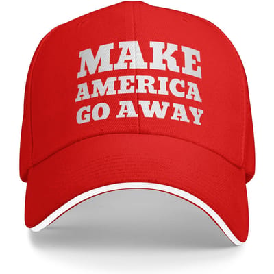 Maga Groenland Maga Sandwich Hoed Volwassene, Mode, Baseballpet Groenland Hoed Verstelbare Snapback Petten Sportpet Winterpetten One Size red
