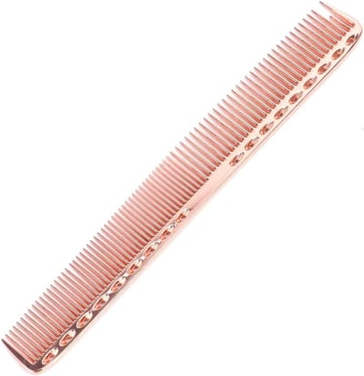 Aluminium Haar Kam voor Kappers, Hittebestendig en Antistatisch, Ideaal voor Knippen en Stylen in Roze Goud