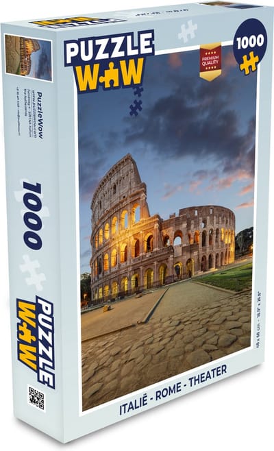 Puzzel Italië - Rome - Theater - Legpuzzel - Puzzel 1000 stukjes volwassenen