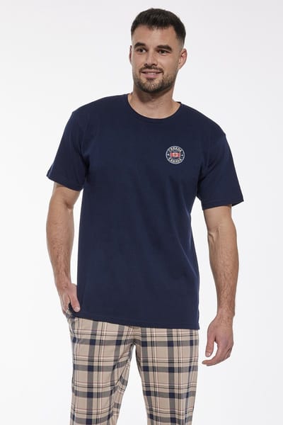 Cornette Katoenen Pyjama Heren Volwassenen | Korte Mouw Lange Broek | Canada 136/166 5XL