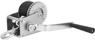 Handlier Slinger - Lier Band - Zaken Transport - Dubbele Versnelling - 272 kg Capaciteit - Zilver