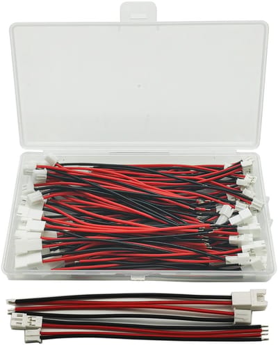 Dailygoody - XH 2,54 mm Connectoren - PH 2.0 Stekkers - 20 paar met 8 cm kabel - Betrouwbare verbinding - Voor elektronische projecten - Gesch...