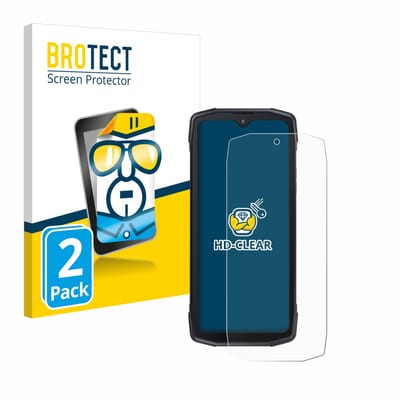 BROTECT - Screenprotector voor Cubot King Kong Star 5G - Folie Beschermfolie transparant 2 Stuks