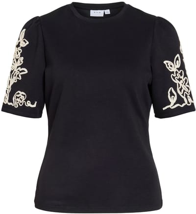 VILA Sweater met korte mouwen VIMIA Ronde hals