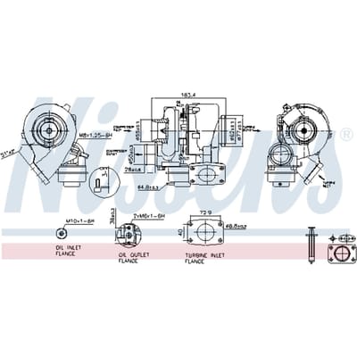 Supercharger, drukvulling NISSENS 93202