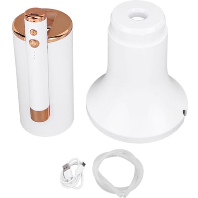 Automatische Draagbare Waterflespomp Opvouwbare Elektrische Drinkwaterpomp 1200mAh USB Opladen Voor white