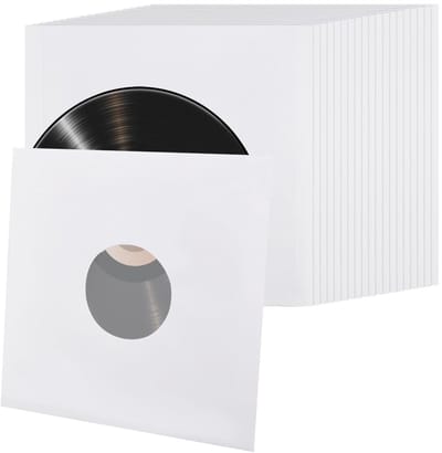 Dailygoods - 20 Stuks Antistatische Platenhoezen voor LP Platen