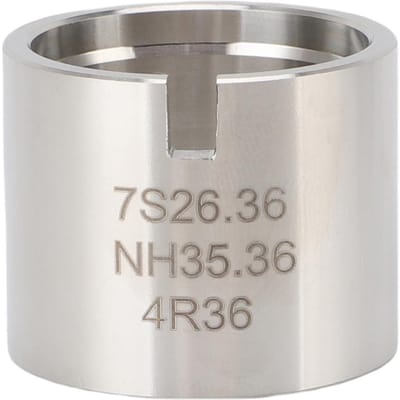 Horlogewerkhouder Basis RVS Horlogereparatiegereedschap voor 7S26.36 voor NH35.36 voor 4R36 white