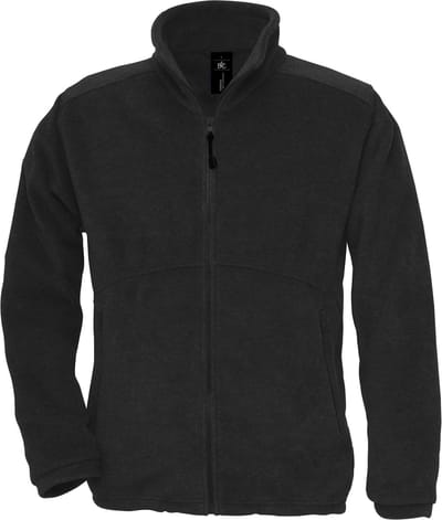 Fleecevest 'Icewalker+ Full Zip' merk B&C maat S Zwart