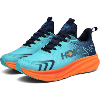 Heren- en Damesschoenen Hardloopschoenen Lente en Zomer Lage Top Mesh Lichtgewicht Demping Trendy Schoenen Casual Sportschoenen Hardloopschoenen 36 black