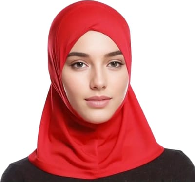 Bovista Hoofddoek - Hijab - Dames - Abaya - Sjaal - Islamitische Kleding - Moslim Kleding - Alhamdulillah - Rood